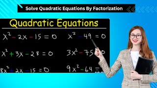 How To Solve Quadratic Equations By Factoring  Quick amp Simple  Algebra UrduHindi [upl. by Stedmann]