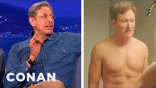 Jeff Goldblum Admires Conans 6Pack  CONAN on TBS [upl. by Canice302]