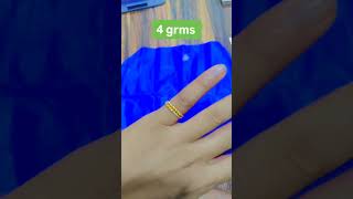 22k gold finger ring 💍4 grms only reelsfacebook viralpost virals foryourpage foryou motivation [upl. by Ahset356]