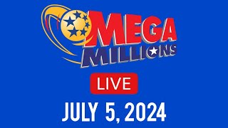 Mega Millions Drawing Results Live  Friday 05 July 2024 [upl. by Ariad]