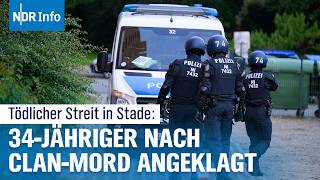 Mordprozess in Stade gestartet Rivalisierende Clans Miri und ElZein in Niedersachsen  NDR Info [upl. by Massie612]