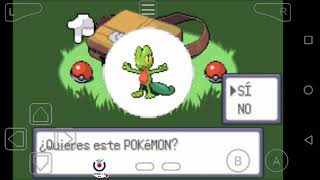 Cómo Obtener Los Tres Iniciales Pokémon EsmeraldaEmulador GBA Android [upl. by Grussing]