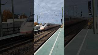 ICE4 der Deutsche Bahn in Haltingen ice deutschebahn dbfernverkehr trainspotting shorts yt [upl. by Enisamoht675]