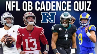 NFL QB Cadence Quiz  2023 Season  NFC Edition [upl. by Nnaeiluj]