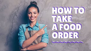 How to take a food order Restaurant training video FampB Waiter training How to be a good waiter [upl. by Lletnuahs]