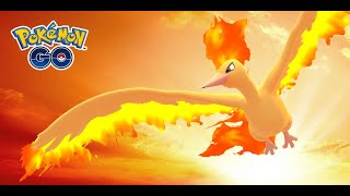 Playing Pokémon GO Moltres Raid Hour [upl. by Eanrahs]