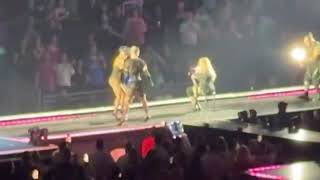 Madonna falls off chair in Seattle but recovers like a pro  Celebration Tour ’madonna [upl. by Ansela]