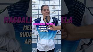 Magadalena Portela 🇦🇷 bronce 🥉 en los 400 metros combinado del sudamericano de natación [upl. by Woodall]