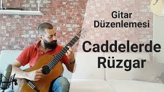 Caddelerde Rüzgar Gitar Solo  Tab Gitar Şarkılar Nasıl Çalınır [upl. by Yle]