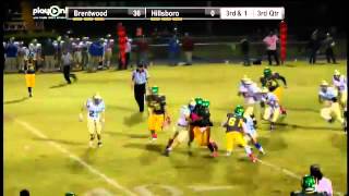 Hillsboro RB 4 Ed Thomas Spins and Drags Defenders for a 12 Yard Run [upl. by Matthaus474]