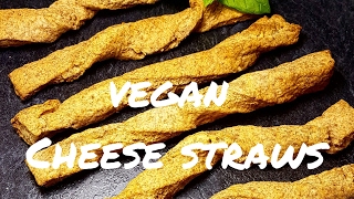 Vegan Wholemeal Cheese Straws Recipe MUST SEE [upl. by Ayhtak]