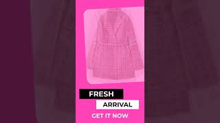 Luxury Pink Coat For Women [upl. by Zaccaria426]