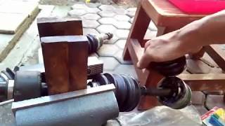 REPLACING GREASE CV JOINT KARIMUN WAGON R WIDE [upl. by Fillbert]