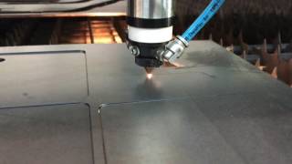 Laser cutting 316quot Thick Steel [upl. by Mas]