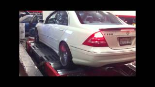 MB C350 V6 Dyno Tune Results CA91 [upl. by Bultman341]