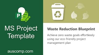 MS Project Templates  Waste Reduction Blueprint [upl. by Jamel242]