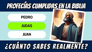 PROFECÍAS CUMPLIDAS en la Biblia ¿Cuánto Sabes REALMENTE [upl. by Annaid]