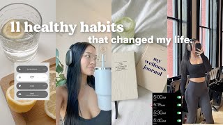 11 lifechanging healthy girl habits🌱 how to build discipline and be productive [upl. by Innos]