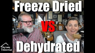 Freeze Dried vs Dehydrated Food Differences [upl. by Kan]