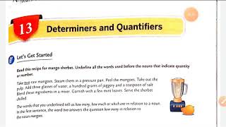 Class 7th English grammar chap 13 Determiners and quantifiers expvdo and exercise workpdf [upl. by Betta724]