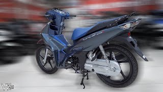 Honda Wave 125i Smart Engine 2023  Matte Gray Blue  Future 125 2023  Full Specs amp Walkaround [upl. by Ihp]