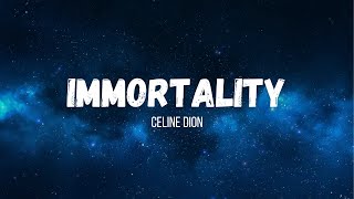 Celine Dion  Immortality instrumental w lyrics [upl. by Yerffej483]