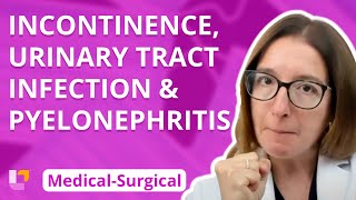 Incontinence Urinary Tract Infection amp Pyelonephritis  MedicalSurgical  Renal  LevelUpRN [upl. by Eelatsyrc]