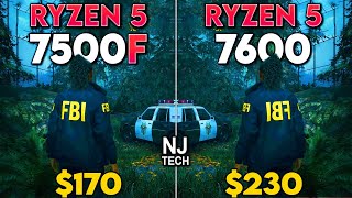 Ryzen 5 7500F vs 7600  RX 7800 XT  Worth Spending Extra Money [upl. by Karia]