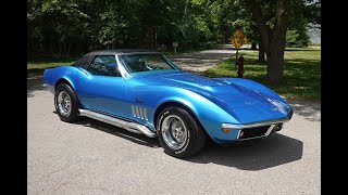 1969 Chevy Corvette 427 Roadster For Sale [upl. by Jacqueline]