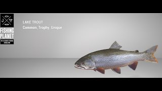 Fishing Planet  White Moose Lake  Trophy  Lake Trout  Float [upl. by Aniala]