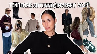 TENDENZE MODA AUTUNNOINVERNO 2024  ARMADIO CAPSULA [upl. by Neal]