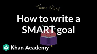 LearnStorm Growth Mindset How to write a SMART goal [upl. by Idzik]