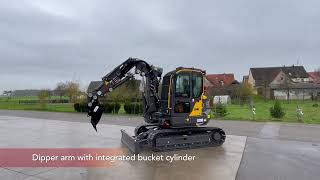 SSM Volvo ECR88T Tunnel Excavator [upl. by Iturk]