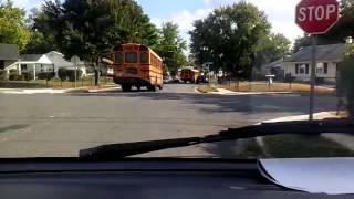 Pgcps school bus runs stop sign [upl. by Dasie]