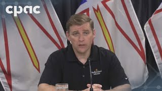 NL Premier Andrew Furey provides update on Churchill Falls wildfire – June 20 2024 [upl. by Polard]