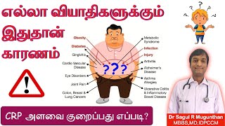 CRP அளவை குறைப்பது எப்படி  உணவுகள்  Inflammation  Anti inflammatory foods TAMIL [upl. by Harpole]