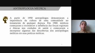 Antropologia  Antropologia Médica [upl. by Asinet]