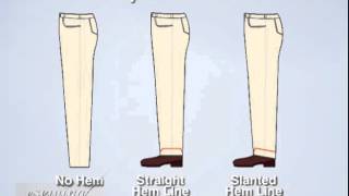 9 of 20 Pants Shortening and Hemming  Straigth and Slanted Hem Lines [upl. by Gustin]