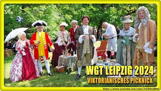 🔴 WGT LEIPZIG 2024 🦇 Part 1 🦇 VIKTORIANISCHES PICKNICK 🦇 WAVEGOTIKTREFFEN ichohnebild gothic [upl. by Leod]