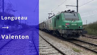 CabRide Longueau Dépôt → Valenton Dépôt en BB27000 [upl. by Liam555]