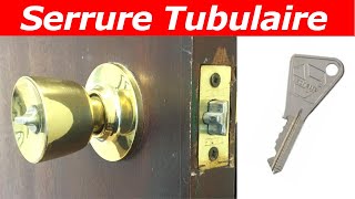 TUTO comment changer une serrure tubulaire vachette [upl. by Ocirnor]