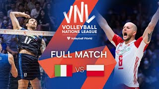 🇮🇹 ITA vs 🇵🇱 POL  Full Match  Final 34  Mens VNL 2022 [upl. by Bonnee361]