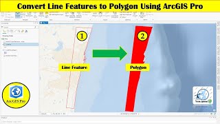 Convert Line Features to Polygon in ArcGIS Pro  StepbyStep Tutorial [upl. by Enniroc]