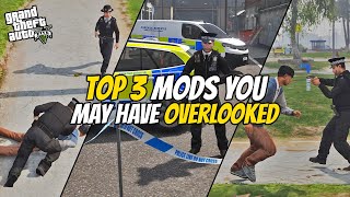 Top 3 Underrated Realism Mods for LSPDFR GTA 5 Police Mod [upl. by Kasevich]