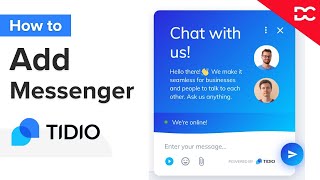 How to Add Messenger in Tidio Live Chat [upl. by Ashely227]