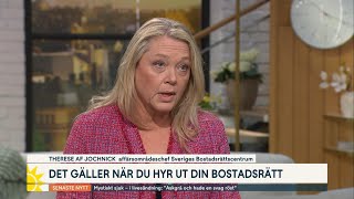 Vill du hyra ut din bostadsrätt i andrahand – detta gäller  Nyhetsmorgon  TV4 amp TV4 Play [upl. by Paapanen721]