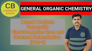 Natural Products Terpenoids Citral Part1 [upl. by Arodal7]