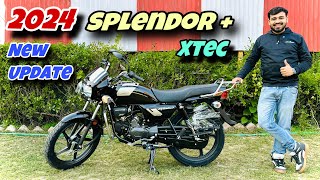 All New Hero Splendor Plus Xtec  Price Mileage Full Review  splendor new model 2024 [upl. by Service]