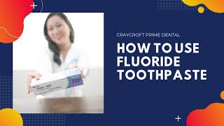 Tucson dentist Dr Kym of Prime Dental explains how to use prescription fluoride toothpaste [upl. by Helban]