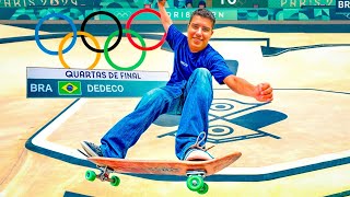 Eu Busquei o OURO no SKATE nas OLIMPIADAS PARIS 2024 🥇 [upl. by Jaddo]